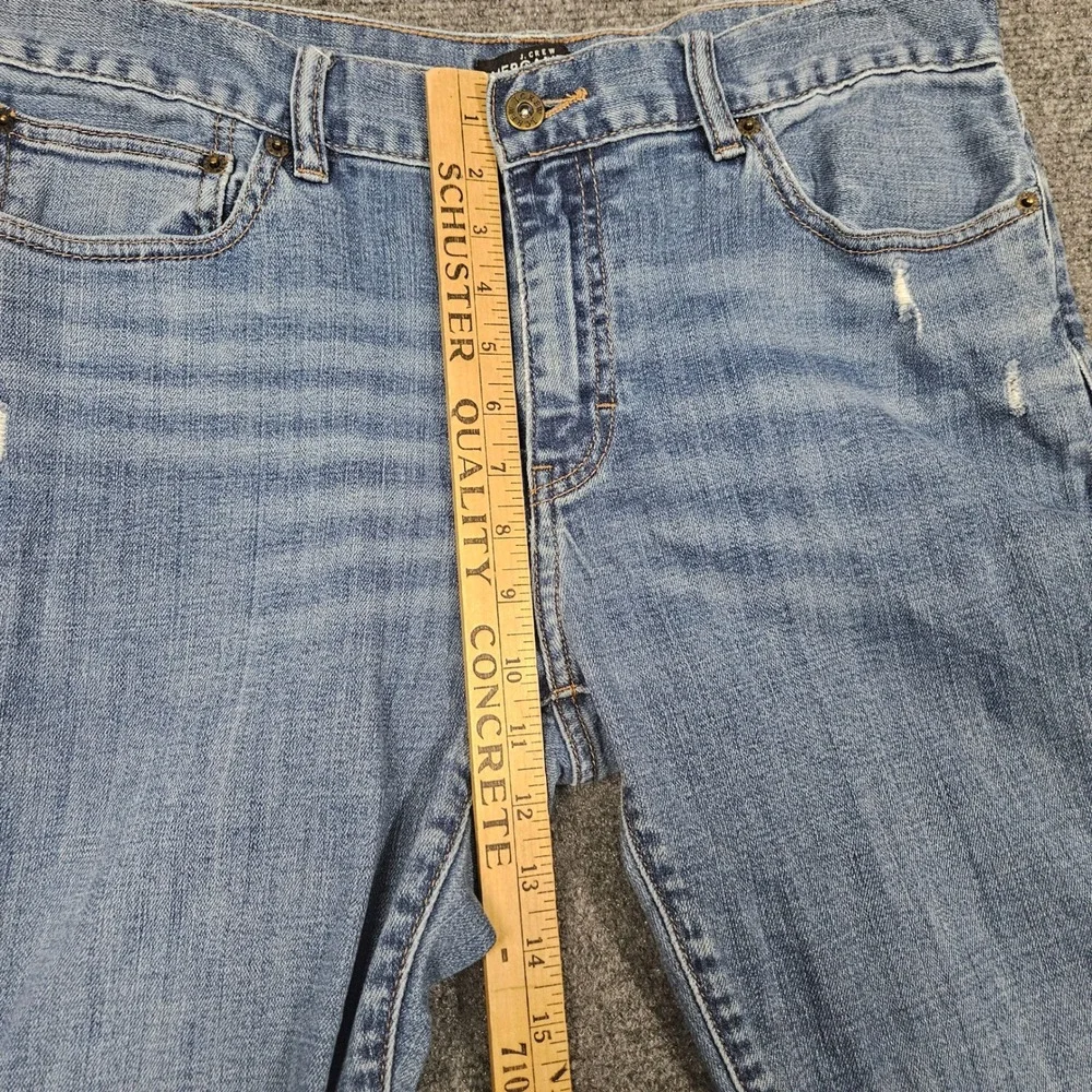 JCrew Mercantile‎ Flex Jeans 34x32 Slim Fit Light Wash Denim Stretch Casual